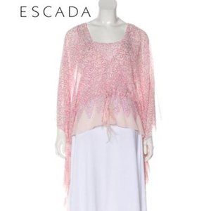 Zandra Rhodes for ESCADA Silk Blouse - US6 (M)